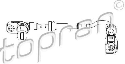 Sensor, wheel speed 112 227
