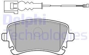 Brake Pad Set, disc brake LP1911
