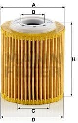 Filter oil HU7032Z