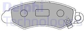 Brake Pad Set, disc brake LP1318