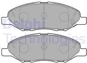 Brake Pad Set, disc brake LP3169