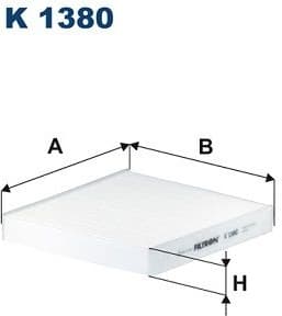 Filter, cabin air K 1380