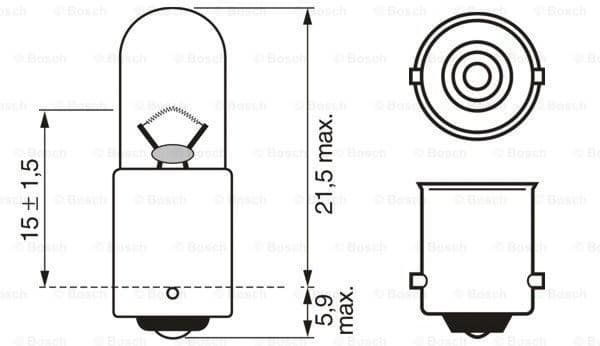 Bulb, boot light Pure Light WS 1 987 302 207 - image 5