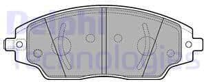 Brake Pad Set, disc brake LP3192