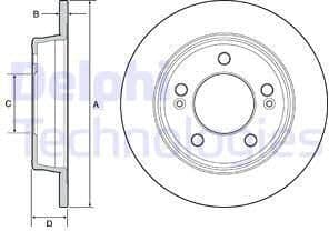 Brake Disc BG4559C