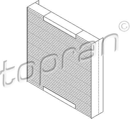 Filter, cabin air 206 732