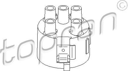 Ignition Distributor Cap 100 277 - image 2