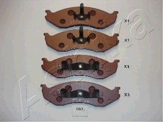 Brake Pad Set, disc brake 50-00-057