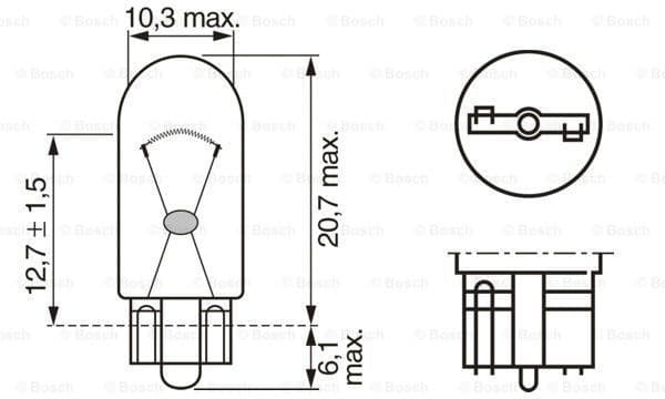Bulb, boot light Longlife Daytime WS 1 987 302 286 - image 5