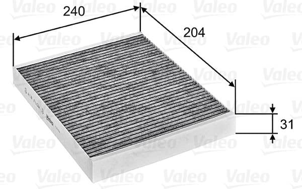 Filter, cabin air VALEO PROTECT 715752