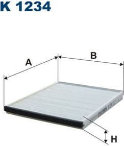Filter, cabin air K 1234