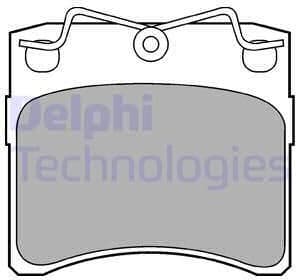 Brake Pad Set, disc brake LP785