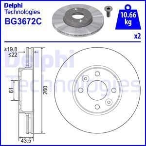 Brake Disc BG3762