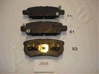 Brake Pad Set, disc brake 51-05-508