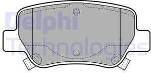 Brake Pad Set, disc brake LP2206
