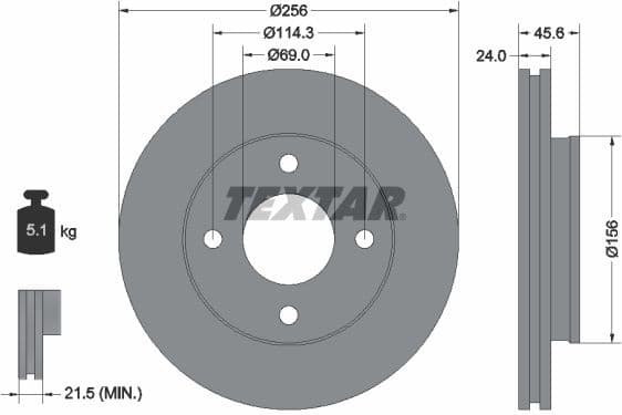 Brake Disc PRO 92134803