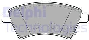 Brake Pad Set, disc brake LP1966