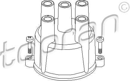Ignition Distributor Cap 202 006