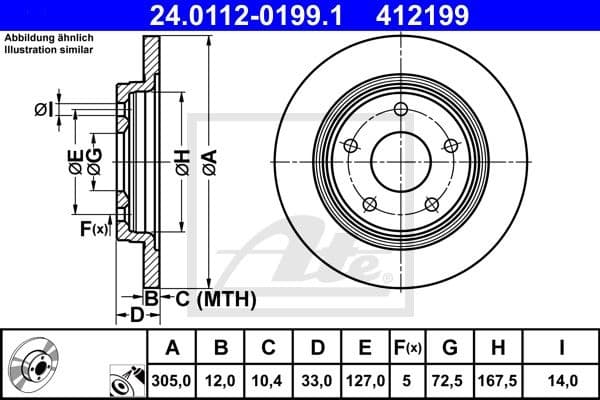 Brake Disc 24.0112-0199.1