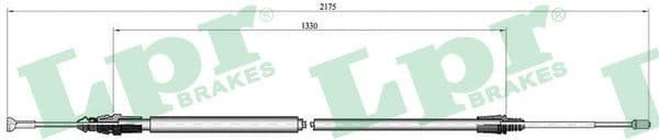 Cable Pull, parking brake C0642B