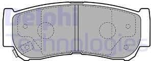 Brake Pad Set, disc brake LP2049