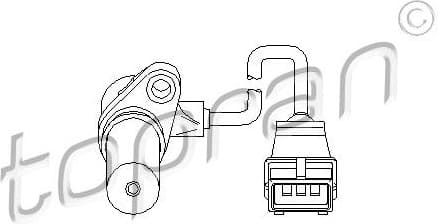 Sensor, crankshaft pulse 206 203