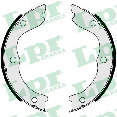 Brake Shoe Set, parking brake 09730
