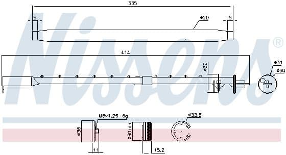 Dryer, air conditioning 95580