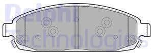 Brake Pad Set, disc brake LP1931