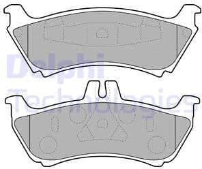 Brake Pad Set, disc brake LP1692