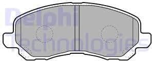 Brake Pad Set, disc brake LP1684