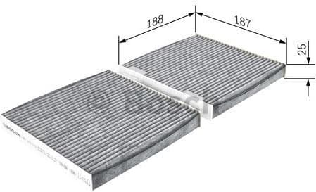 Filter, cabin air 1 987 432 542 - image 5