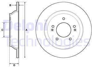 Brake Disc BG4708C