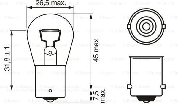Bulb, direction indicator Longlife Daytime BL 1 987 301 050 - image 5