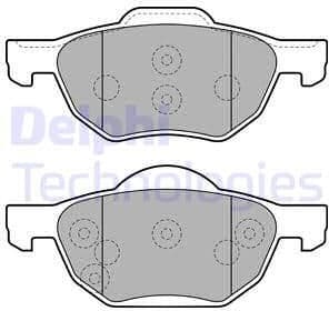 Brake Pad Set, disc brake LP1862