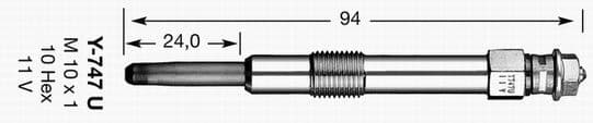 Glow Plug D-Power 4694