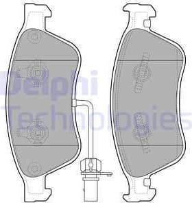 Brake Pad Set, disc brake LP2072
