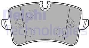Brake Pad Set, disc brake LP2249