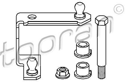 Repair Kit, gear shift lever 109 074