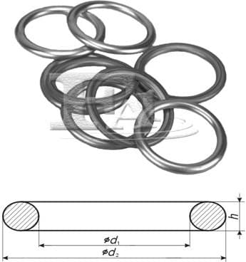 Seal Ring, oil drain plug 521.870.100