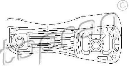 Mounting, engine 700 527
