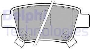 Brake Pad Set, disc brake LP1785