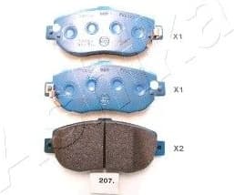 Brake Pad Set, disc brake 50-02-207