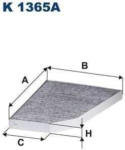 Filter, cabin air K 1365A
