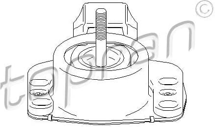 Mounting, engine 207 756