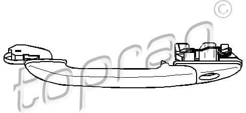 Exterior Door Handle 111 277