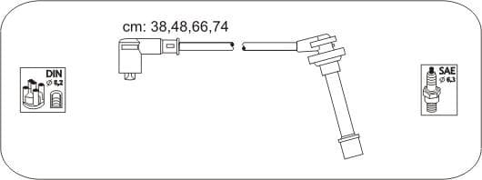 Ignition Cable Kit JP118