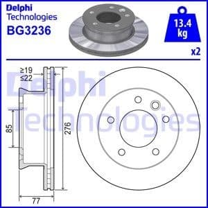 Brake Disc BG3236
