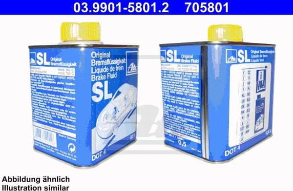 Brake Fluid SL DOT 4 03.9901-5801.2