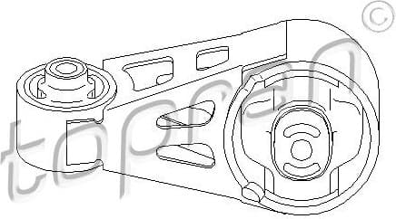 Mounting, engine 722 311